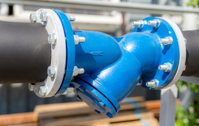 industrial,water,pipe,with,filter,sump.,coarse,filters,by,the